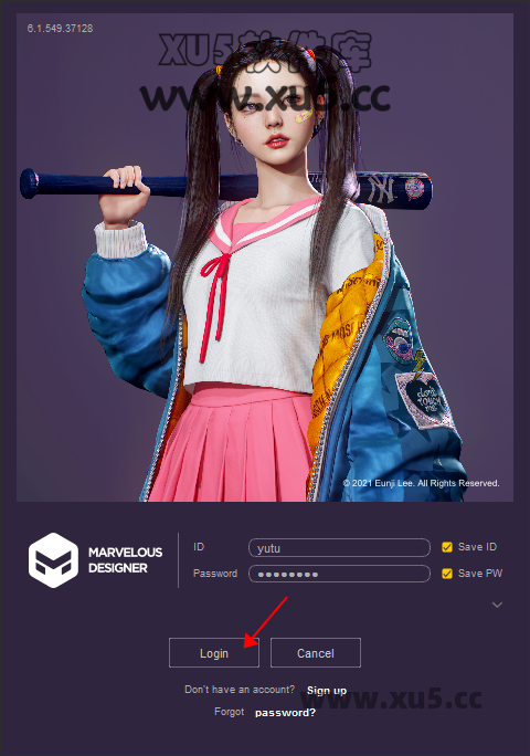 Marvelous Designer 11 启动界面截图
